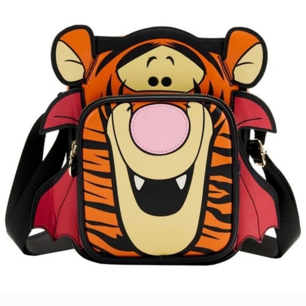 Loungefly Disney Winnie The Pooh Tigger Vampire Passport Crossbody Bag Cosplay